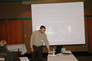 Chad Soard presenting community outreach