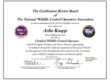 Arlin Knapp Certified Wildlife Control Operator Certificate NWCOA
