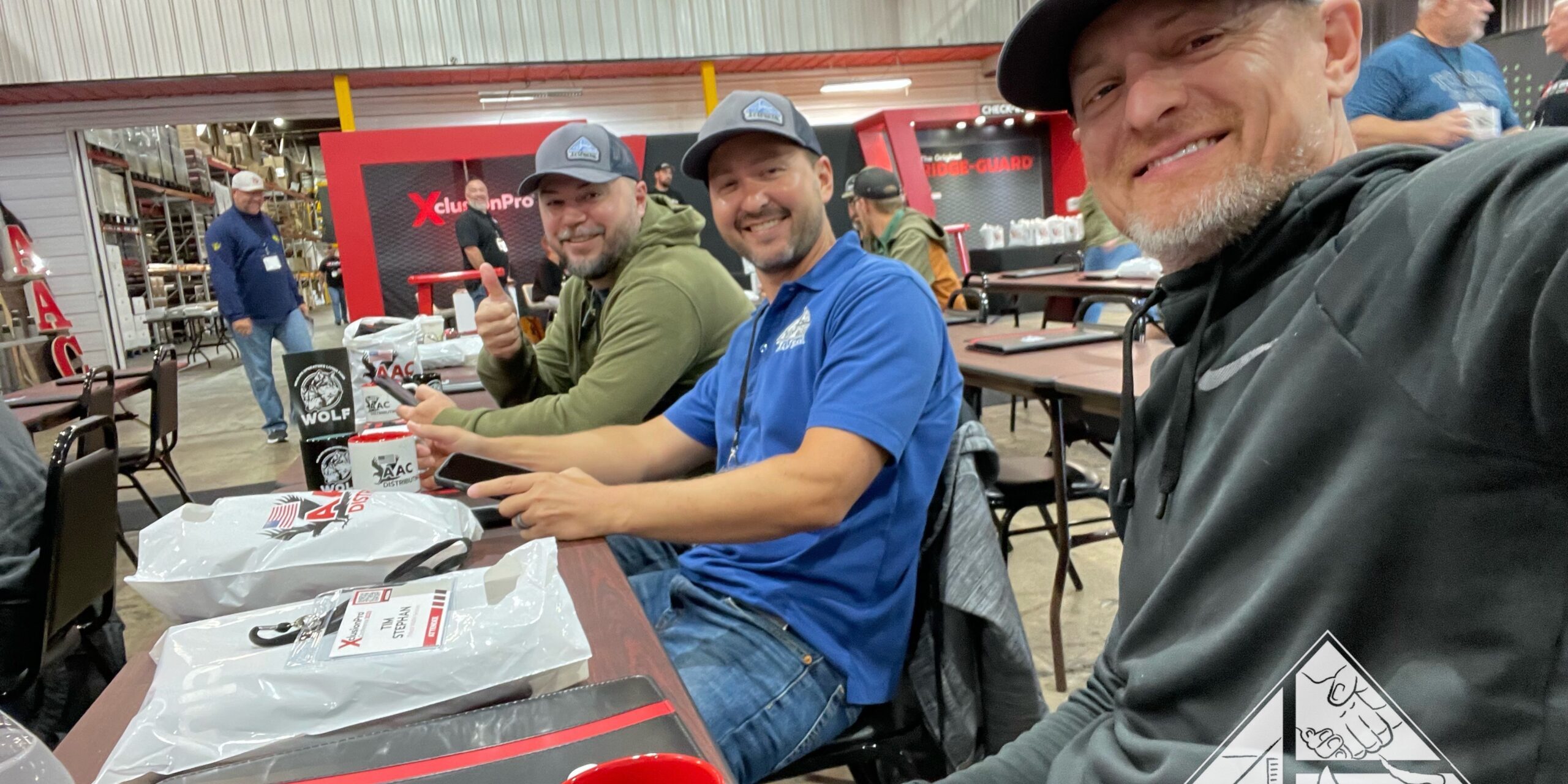 Team Trifecta Wildlife at AACD Momentum Conference 2023 Tim, Chad, and Rob of Team Trifecta attending Momentum Conference