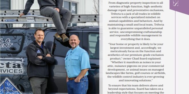 TOPS in Lexington Magazine March 2024 Leader in Wildlife Control